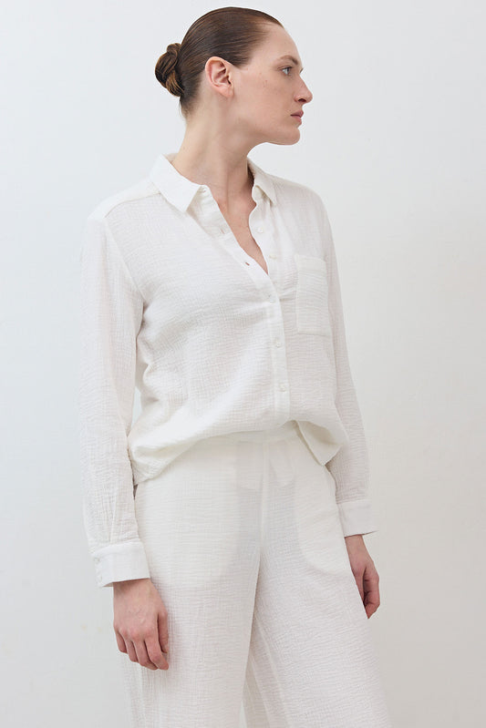 Airy Button Down Tunic