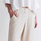 Linen A-Line Pants