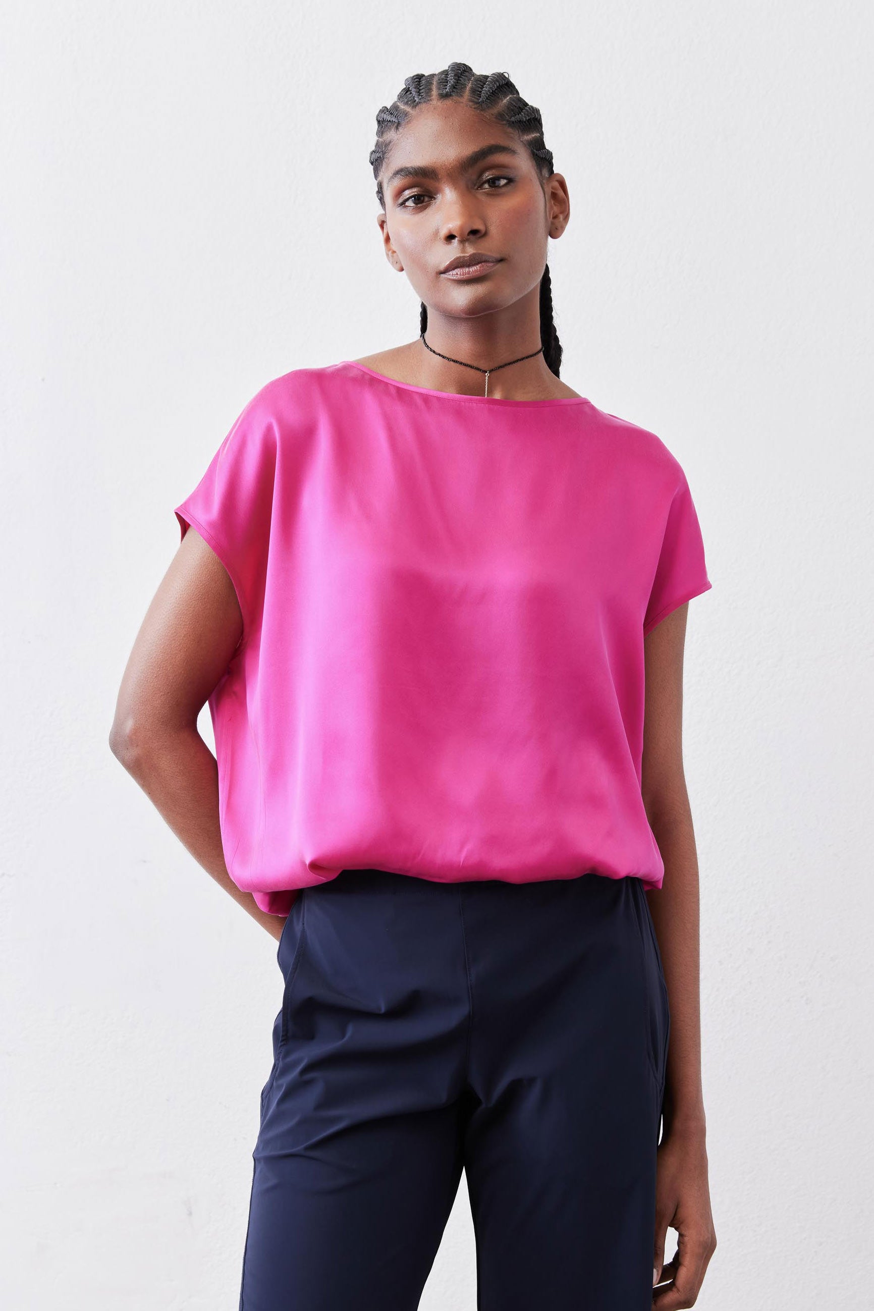 Almost Tee Silk Blouse
