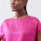 Almost A Tee Silk Blouse