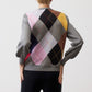 Argyle Trademark Bell Sleeve Sweater