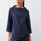 Asymmetric Popover Poplin Blouse