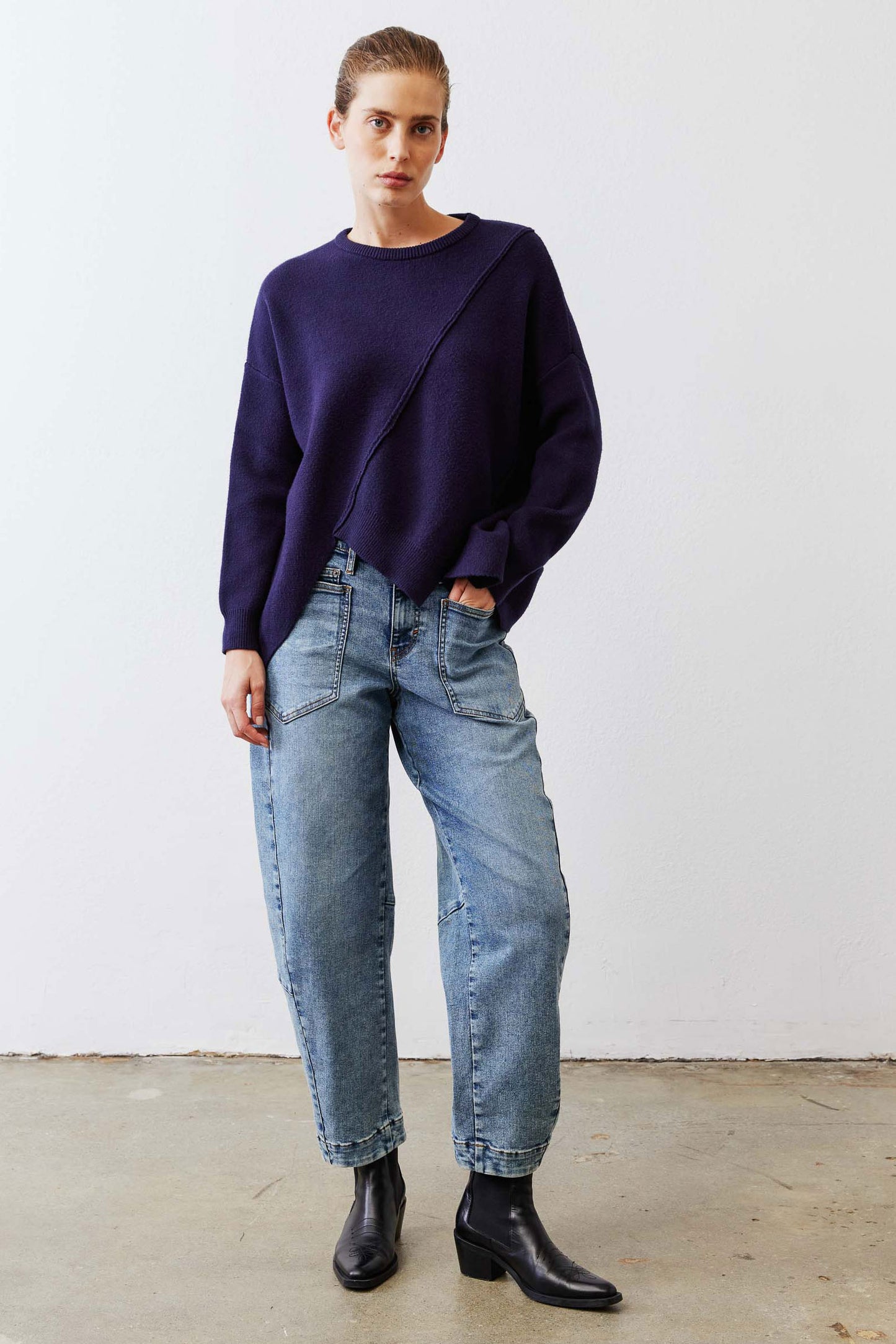 The Asymmetric Pullover Sweater