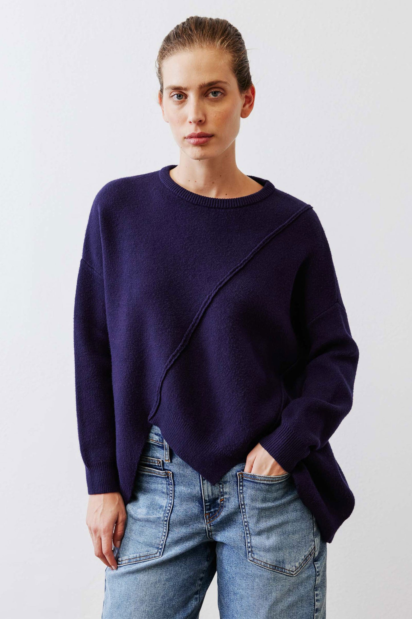The Asymmetric Pullover Sweater