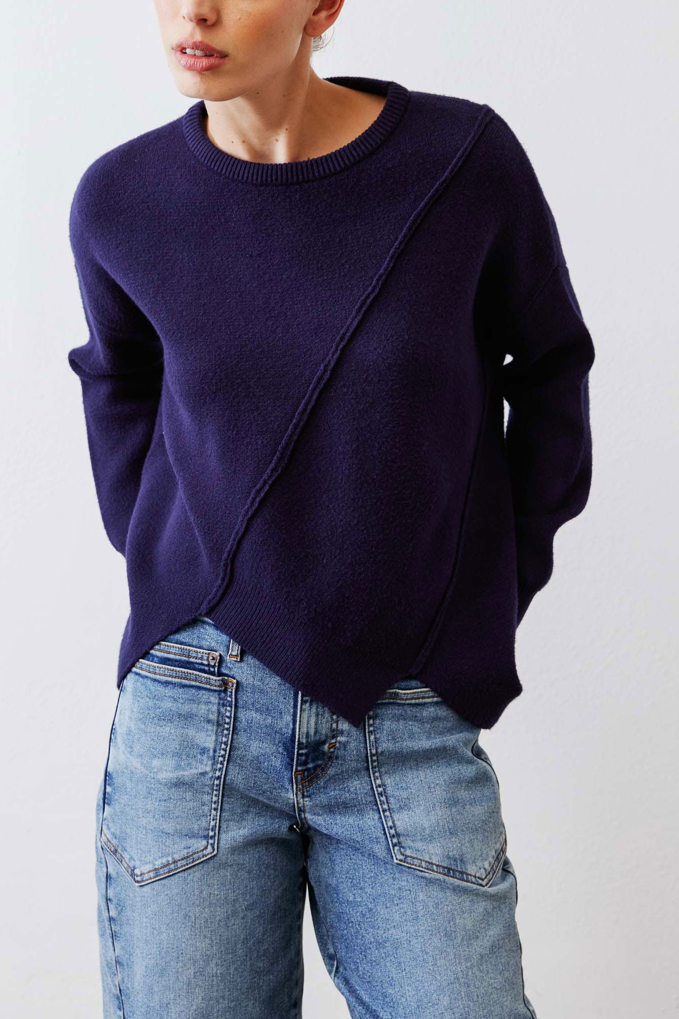 The Asymmetric Pullover Sweater