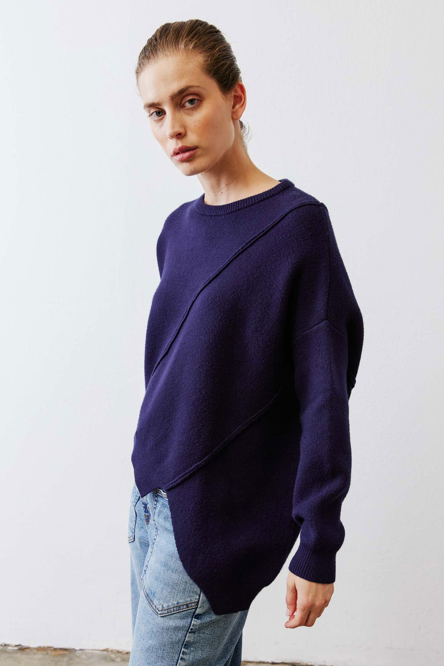 The Asymmetric Pullover Sweater