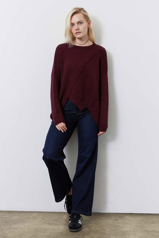 The Asymmetric Pullover Sweater