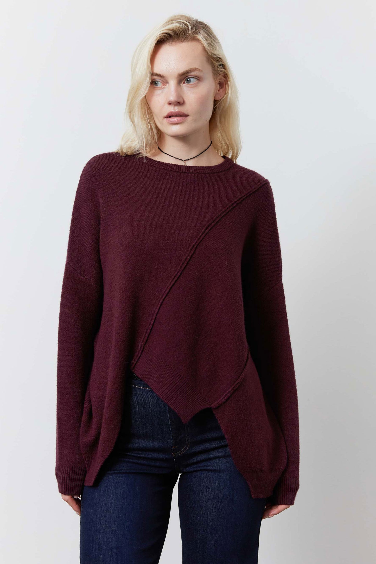 The Asymmetric Pullover Sweater