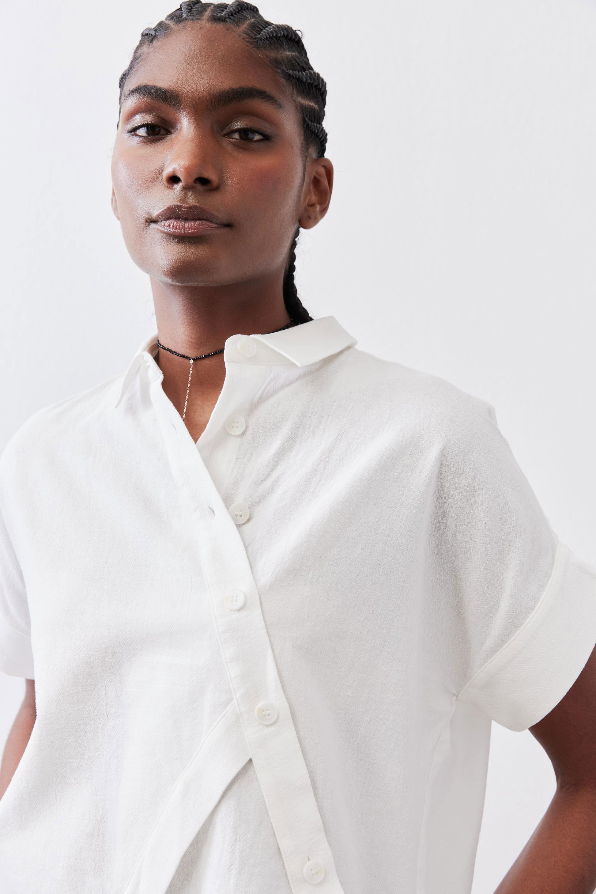 ivory short sleeve dress shirt Jovie S/S Button Down