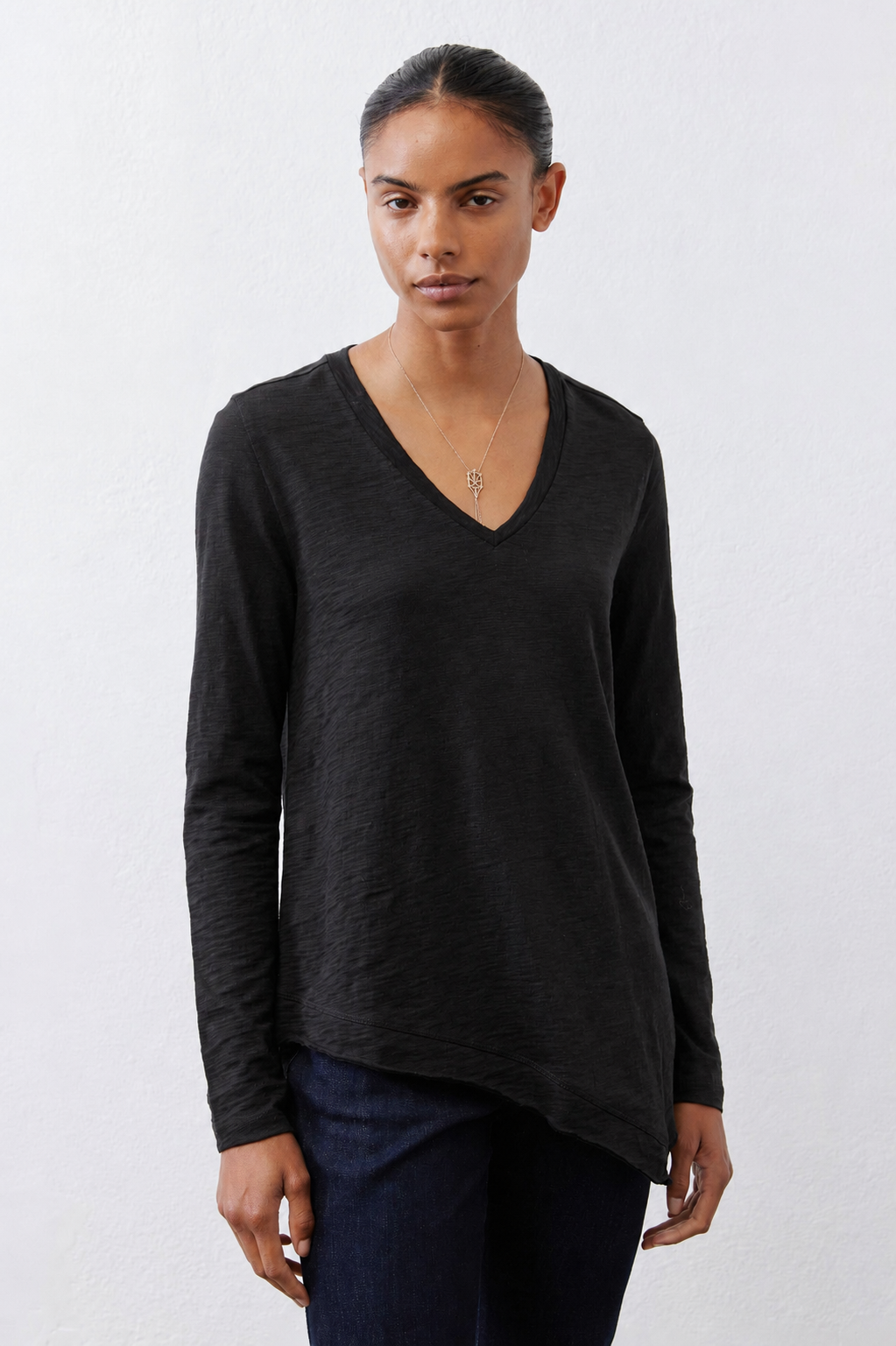 Asymmetric Long Sleeve Tunic