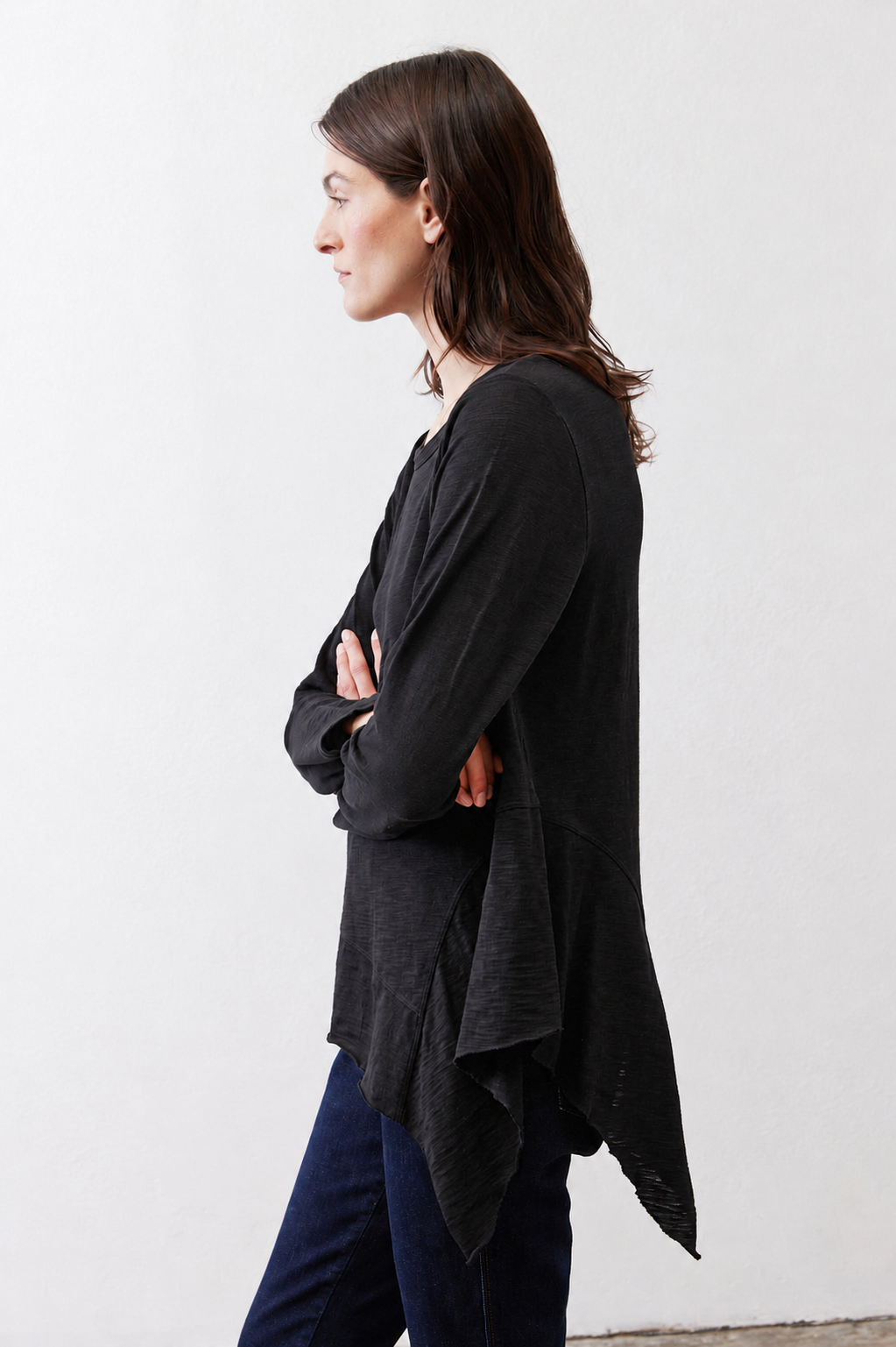 Asymmetric Long Sleeve Tunic