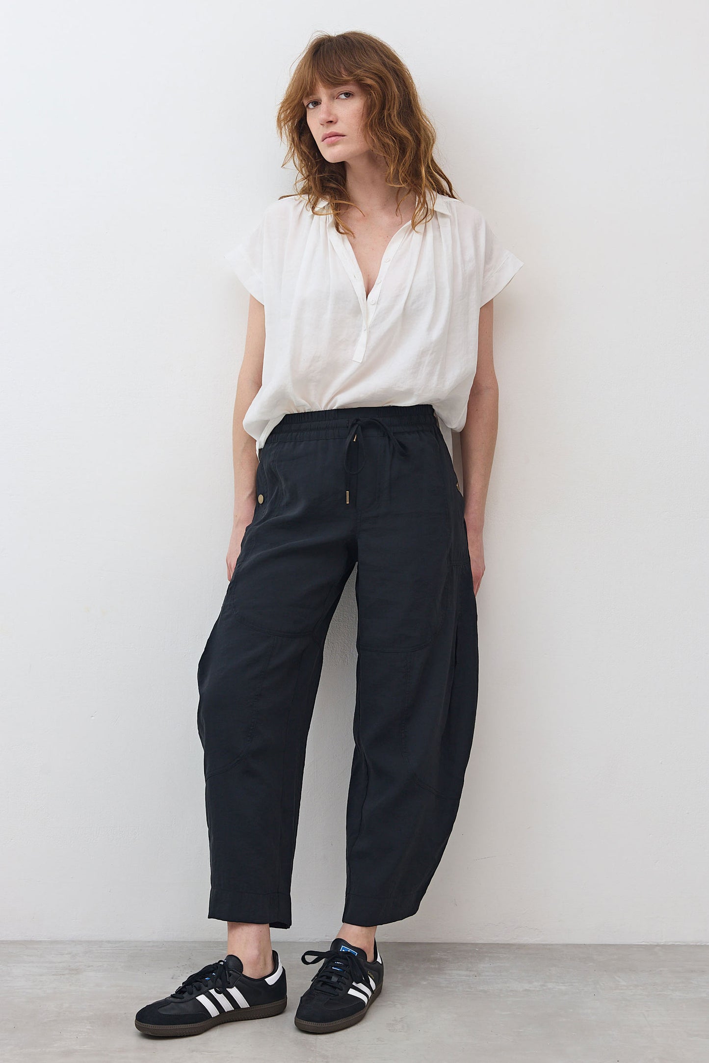 black baggy dress pants The Baggy Utility Pants Black / 12