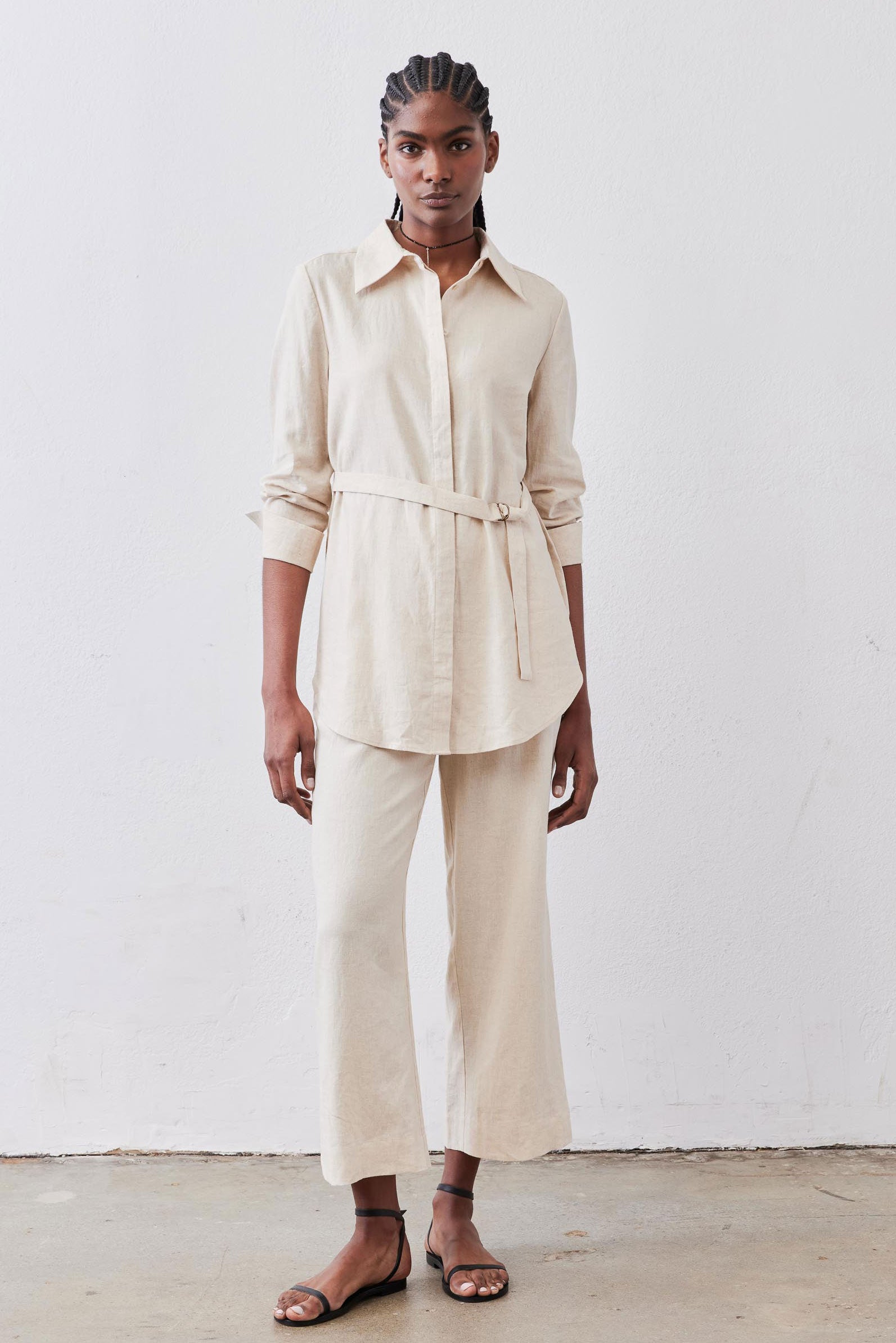 Linen A-Line Pants | Oat – Ruti
