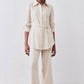 Linen A-Line Pants