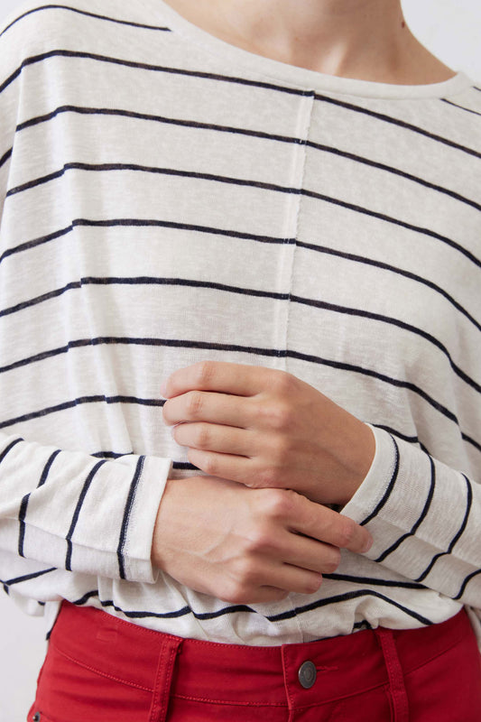 Between the Lines Long Sleeve Lounge Top