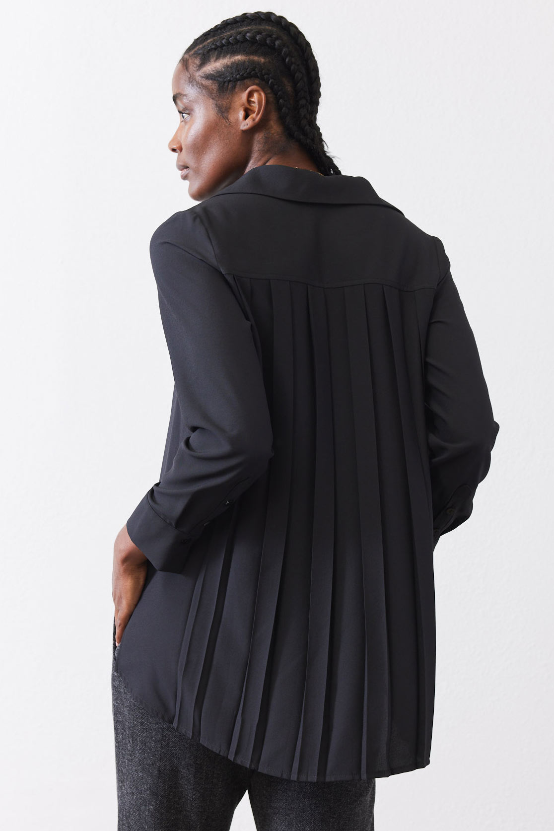 The Box Pleat Blouse