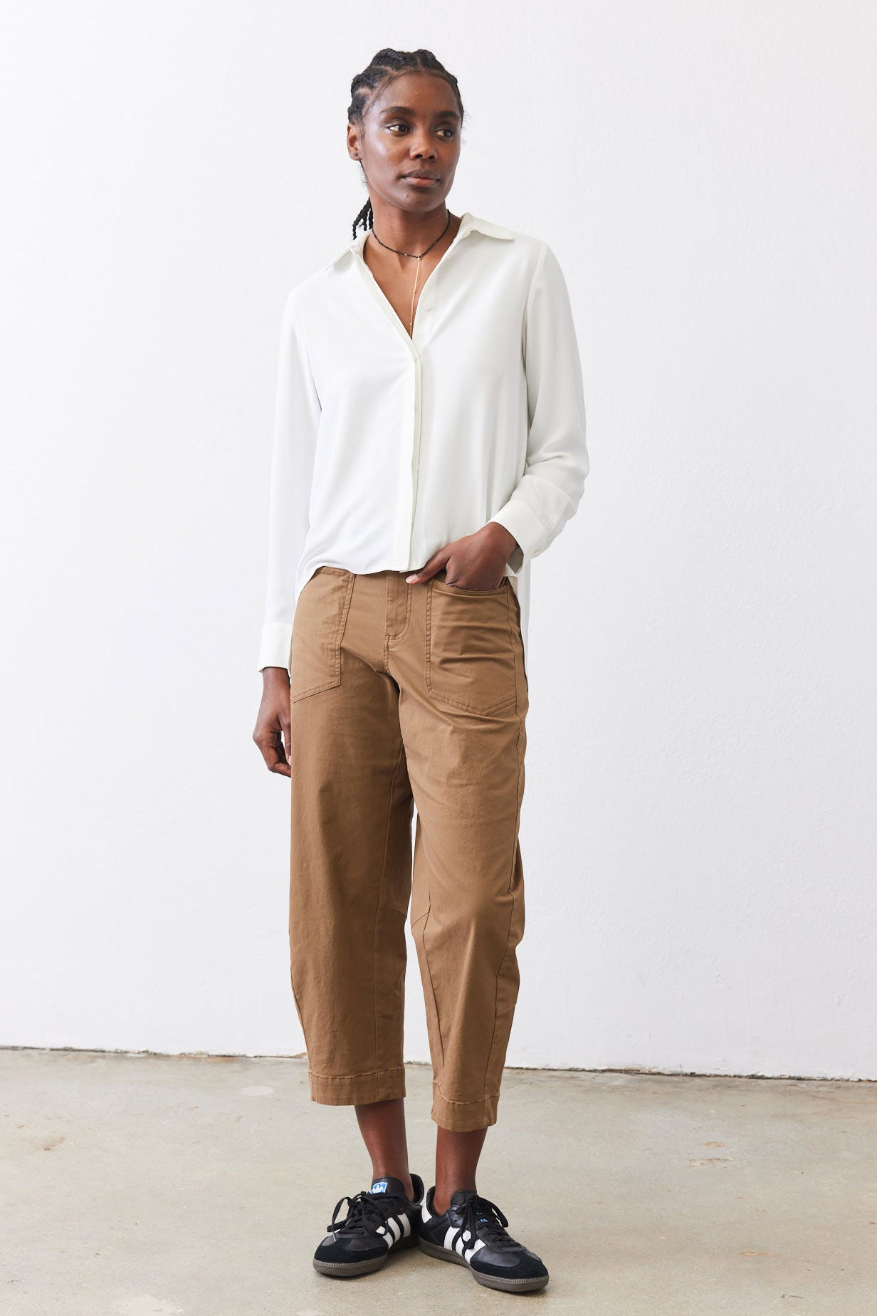 The Box Pleat Blouse