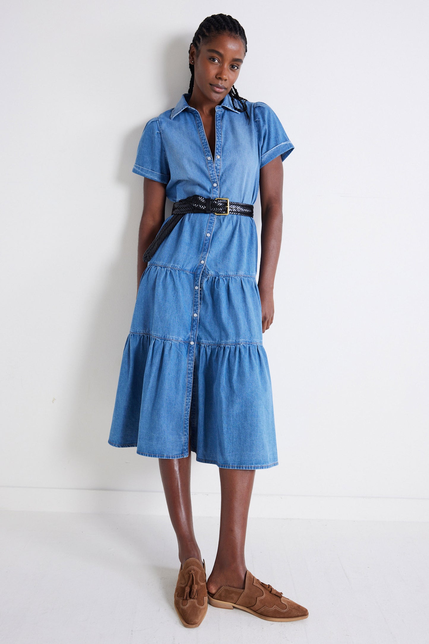 Ruti Breaking Free Long Denim Dress Women's Size L Pacific at Ruti Ruti Breaking Free Long Denim Dress Women's Size L Pacific at Ruti