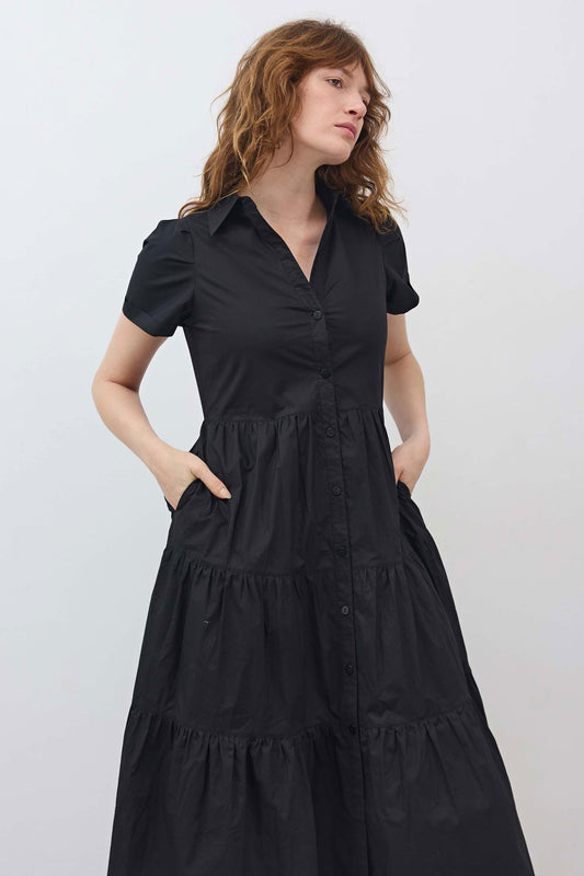 Breaking Free Long Poplin Dress