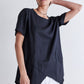 Breezy Asymmetric Linen Top