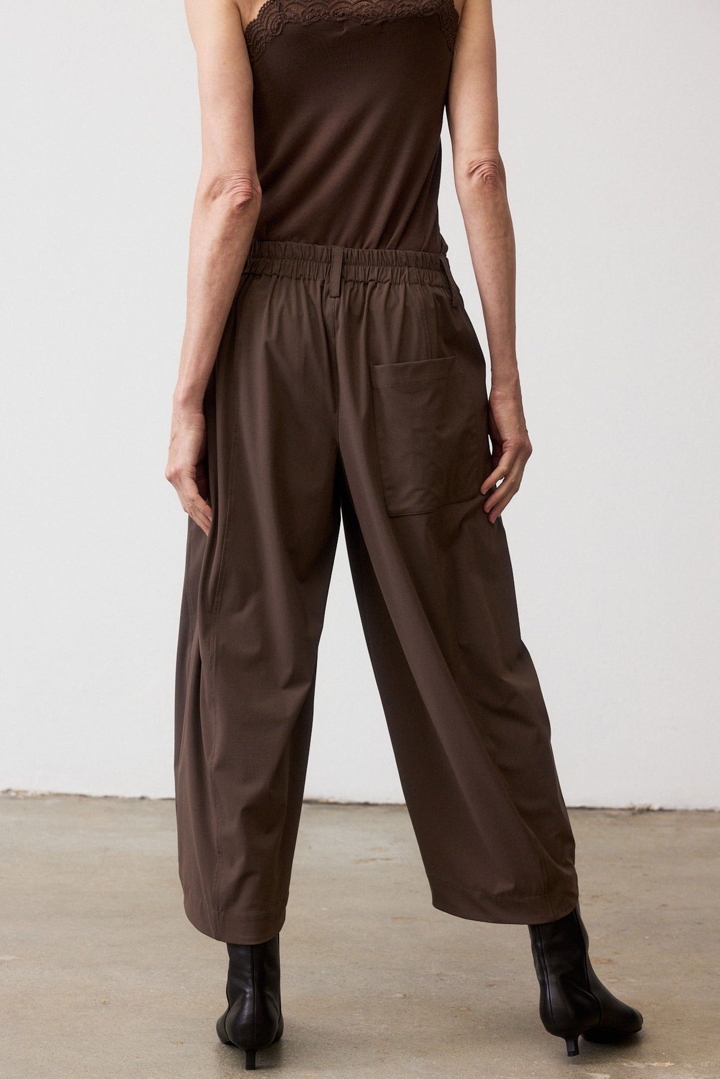 Petite Carefree Wide Leg Pants