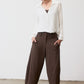 Petite Carefree Wide Leg Pants