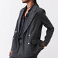 On the Clock Herringbone Blazer