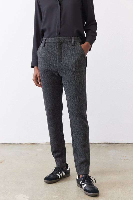 The Comfort Herringbone Trousers