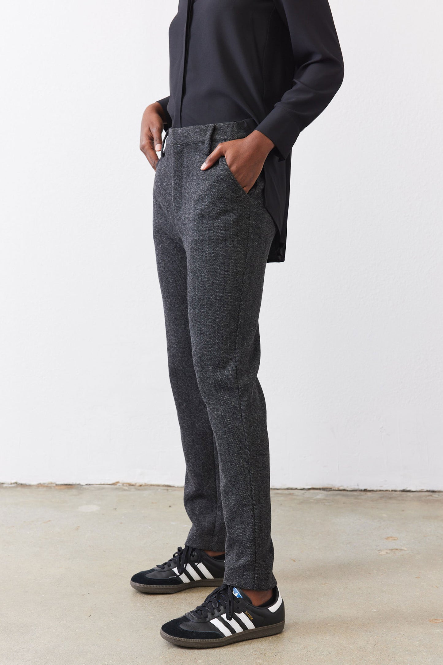 The Comfort Herringbone Trousers