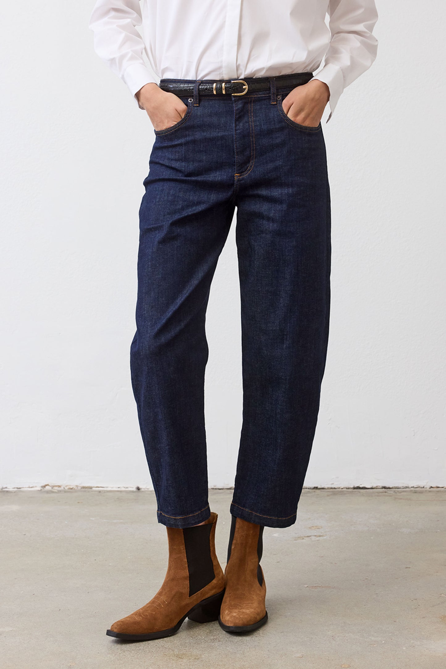 The Classic Barrel Leg Jeans