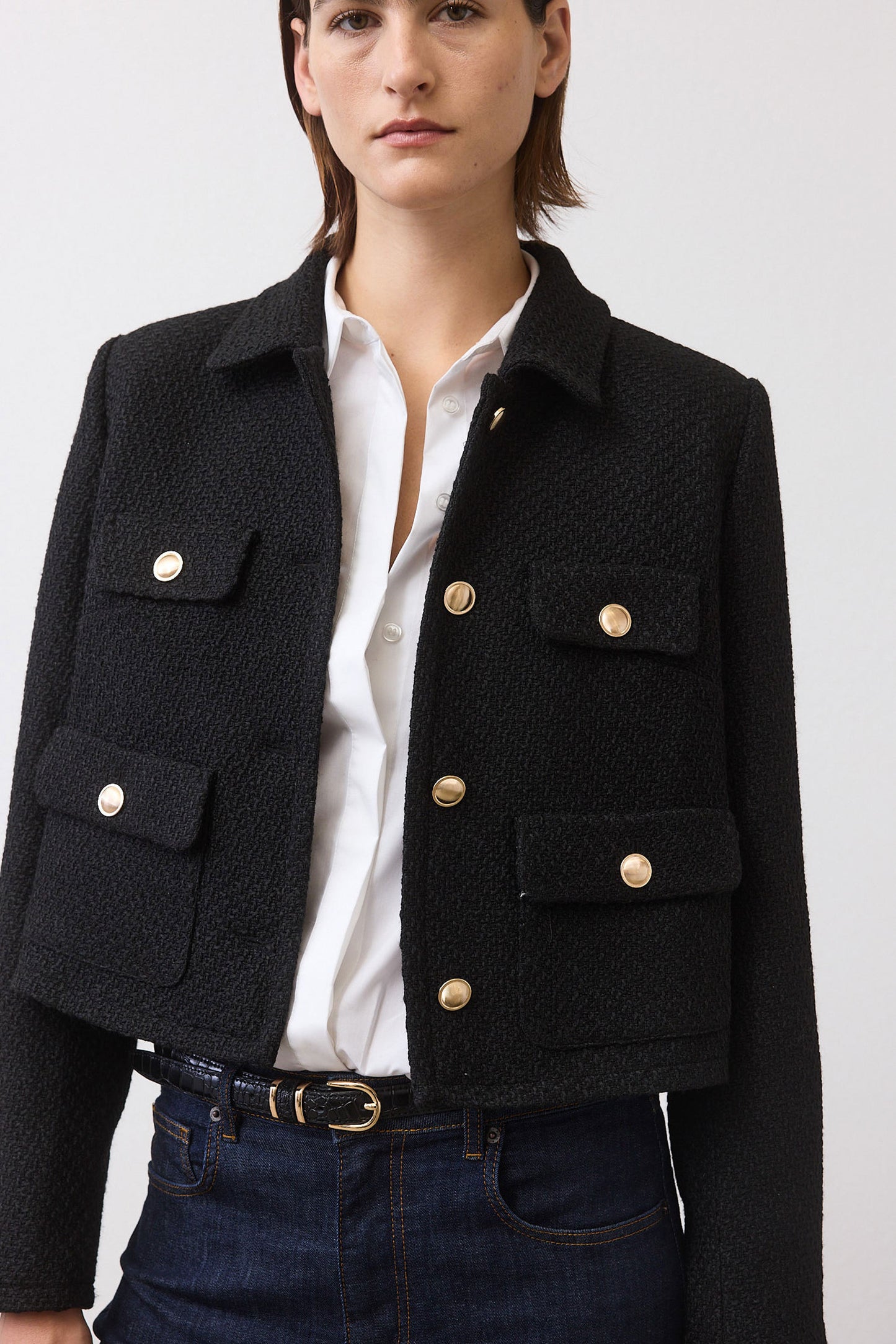 The Collared Tweed Classic Jacket