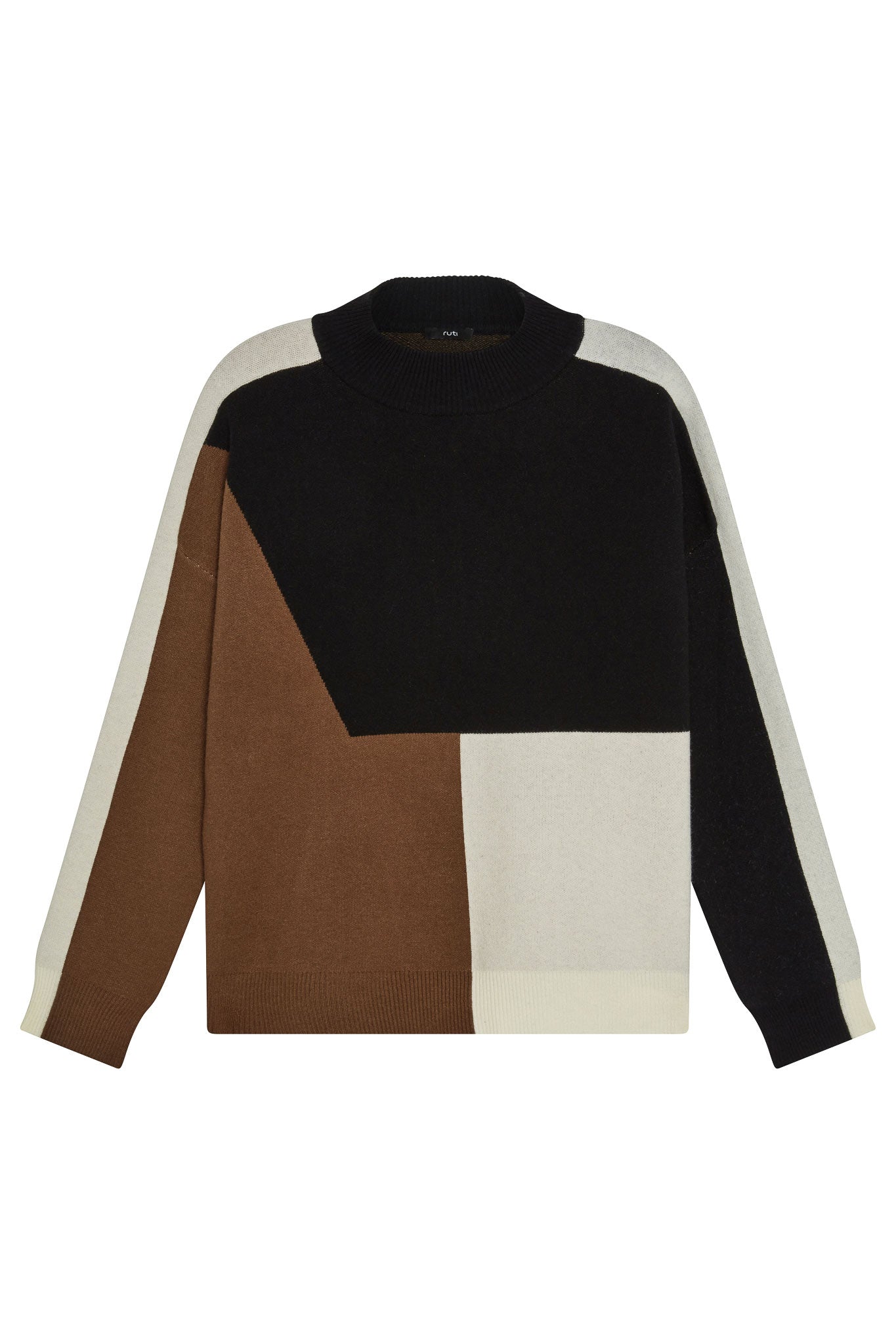 Light Knit Colorblock Sweater