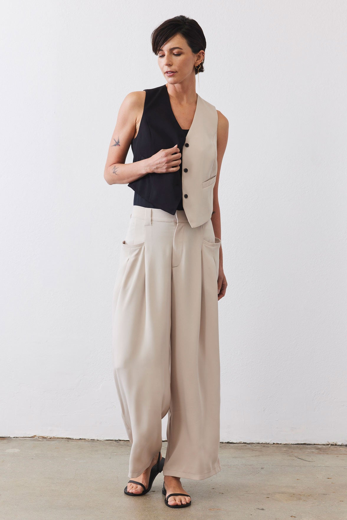 The Keen Wide Leg Trouser