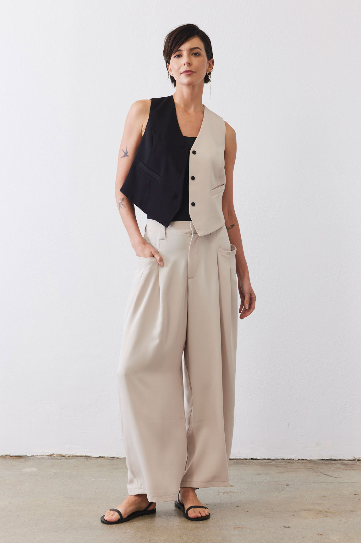 The Keen Wide Leg Trouser