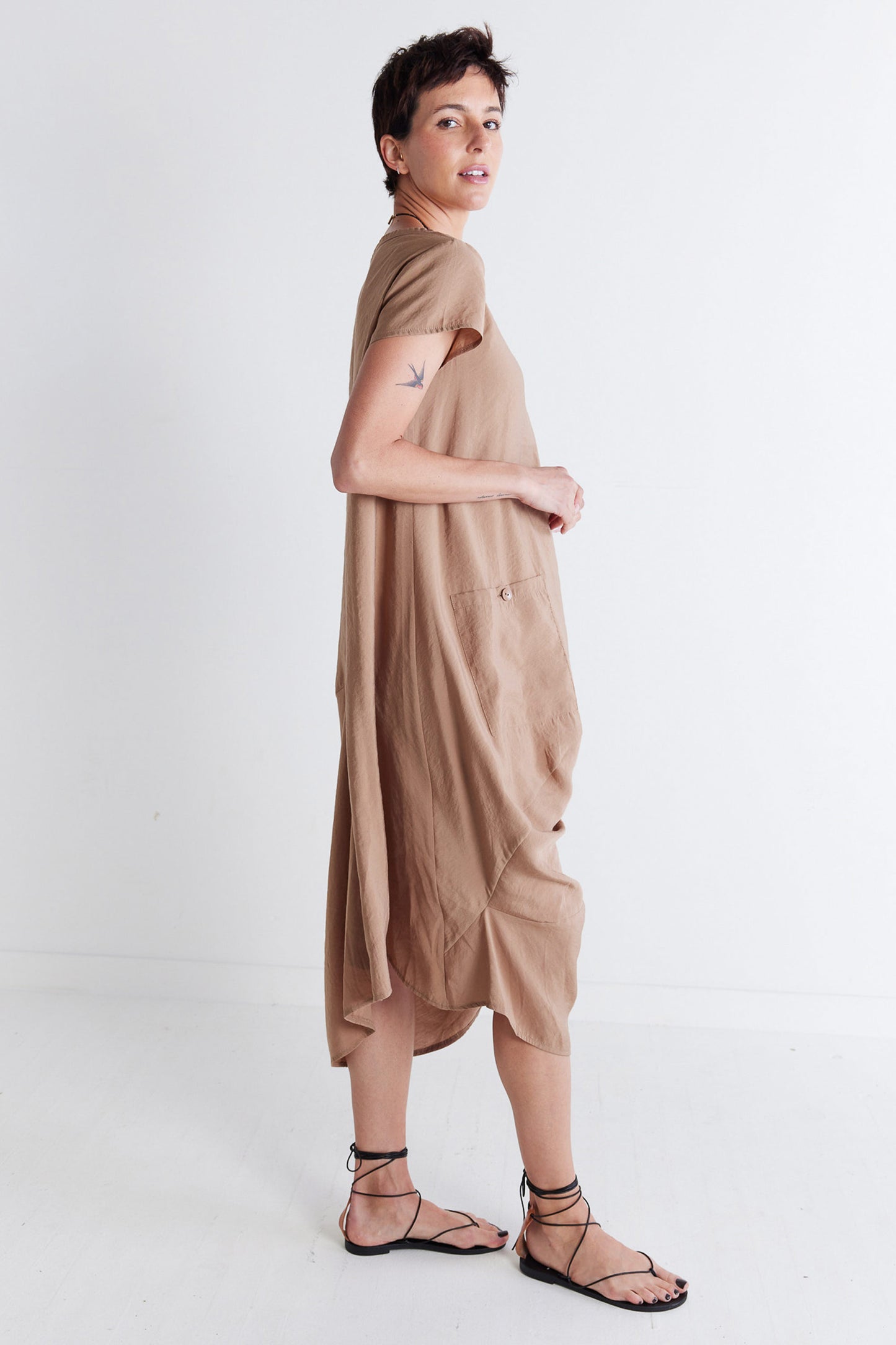 Comfort Zone Asymmetric Dress