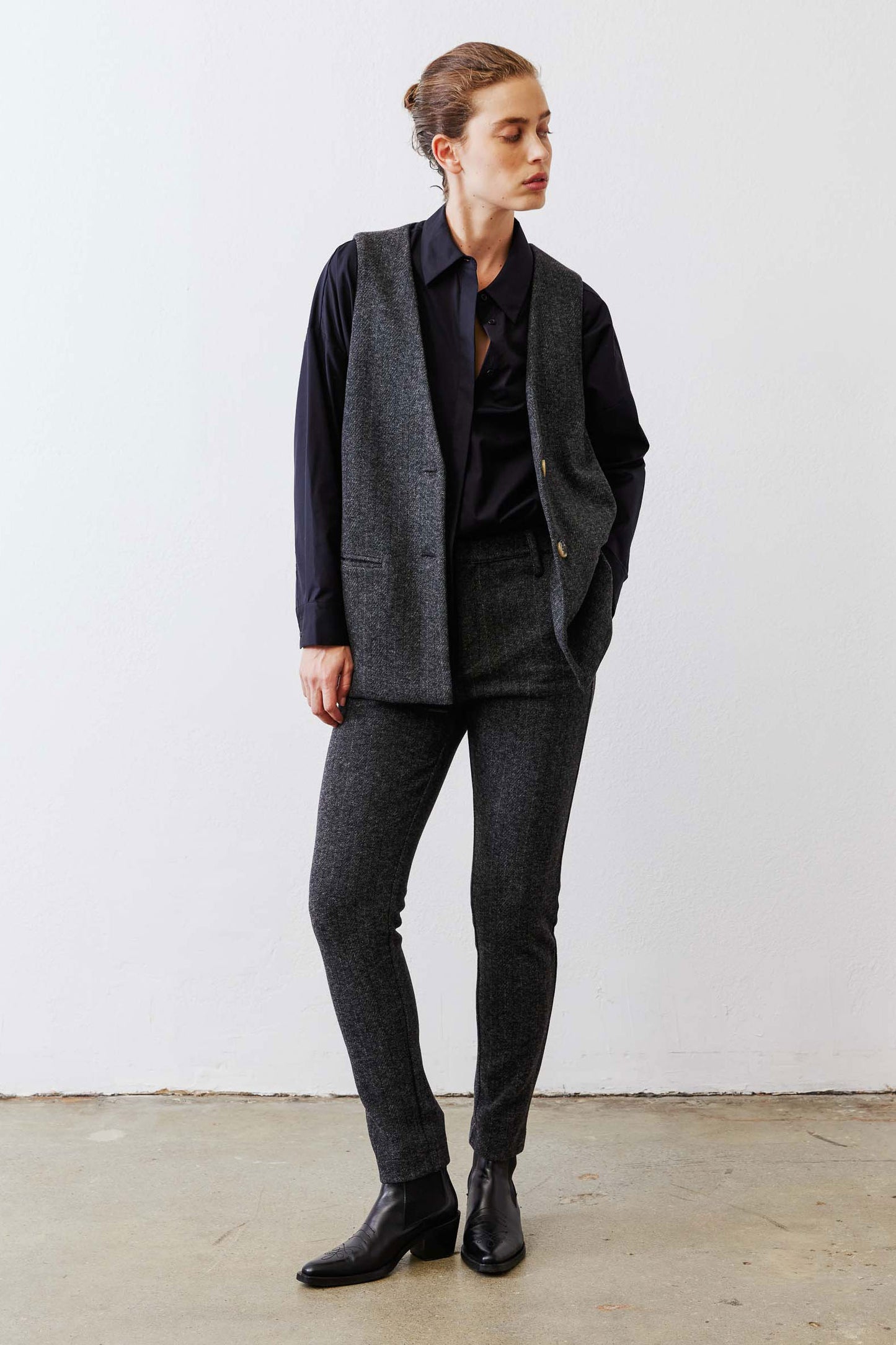 The Comfort Herringbone Trousers