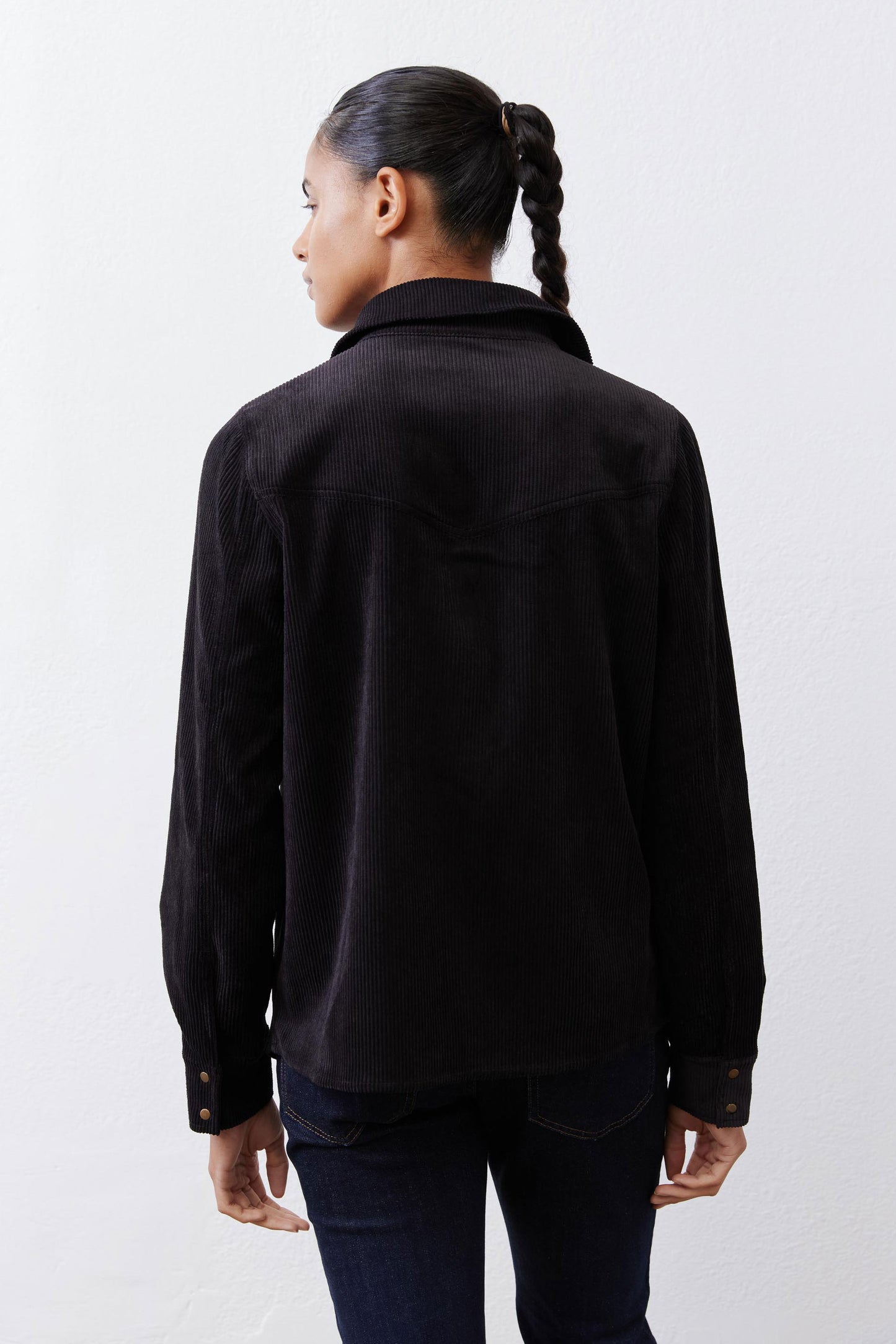 Corduroy Handkerchief Zip Top