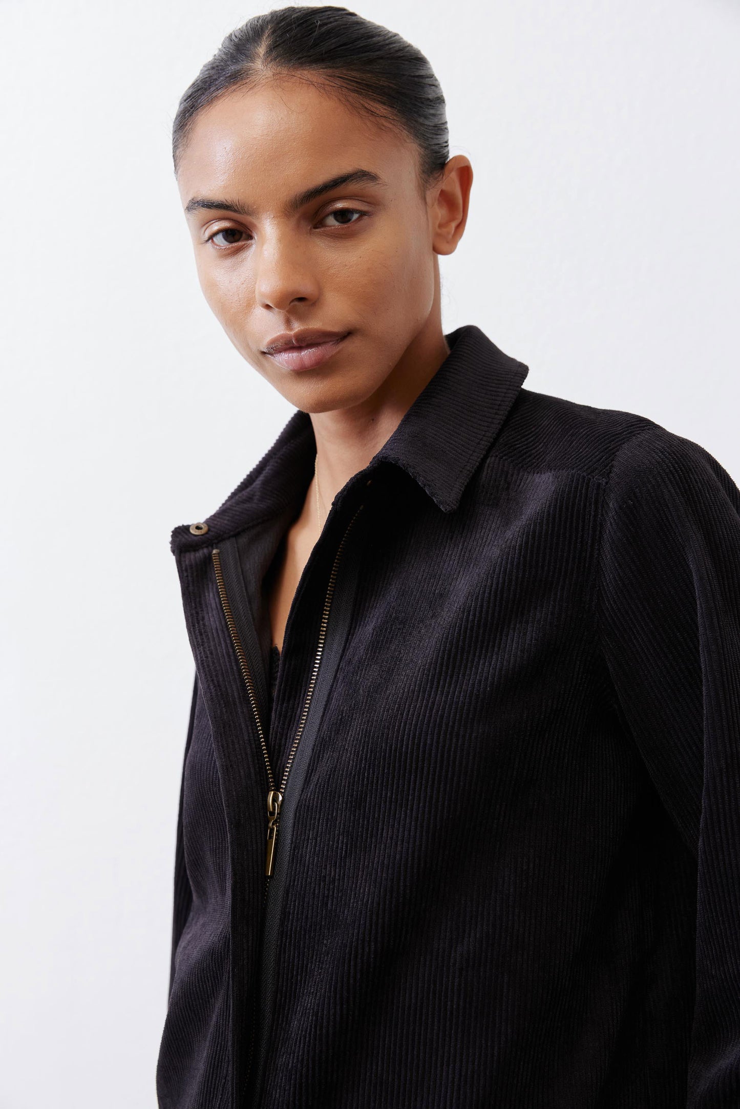 Corduroy Handkerchief Zip Top