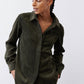 Corduroy Handkerchief Zip Top