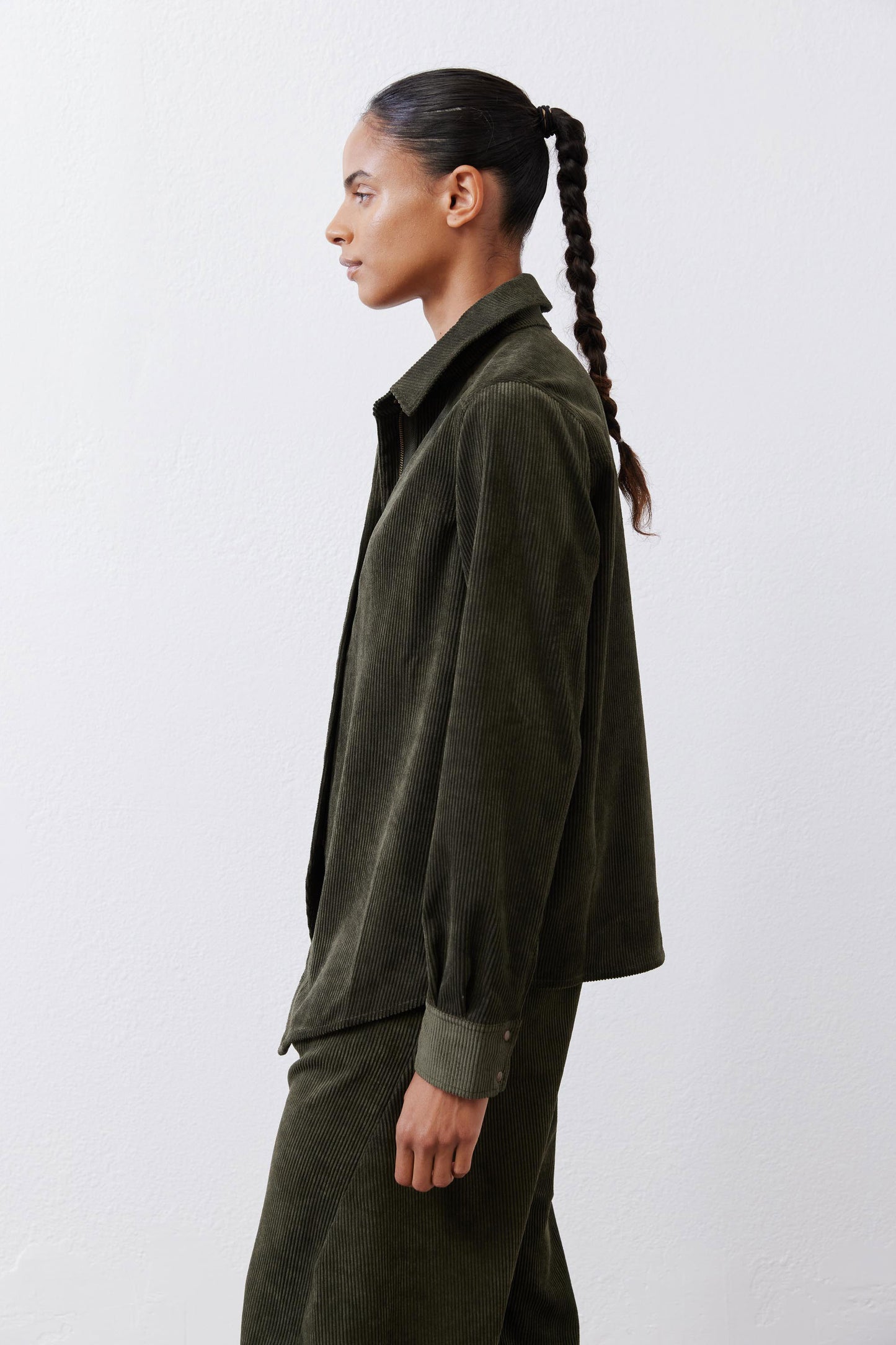 Corduroy Handkerchief Zip Top