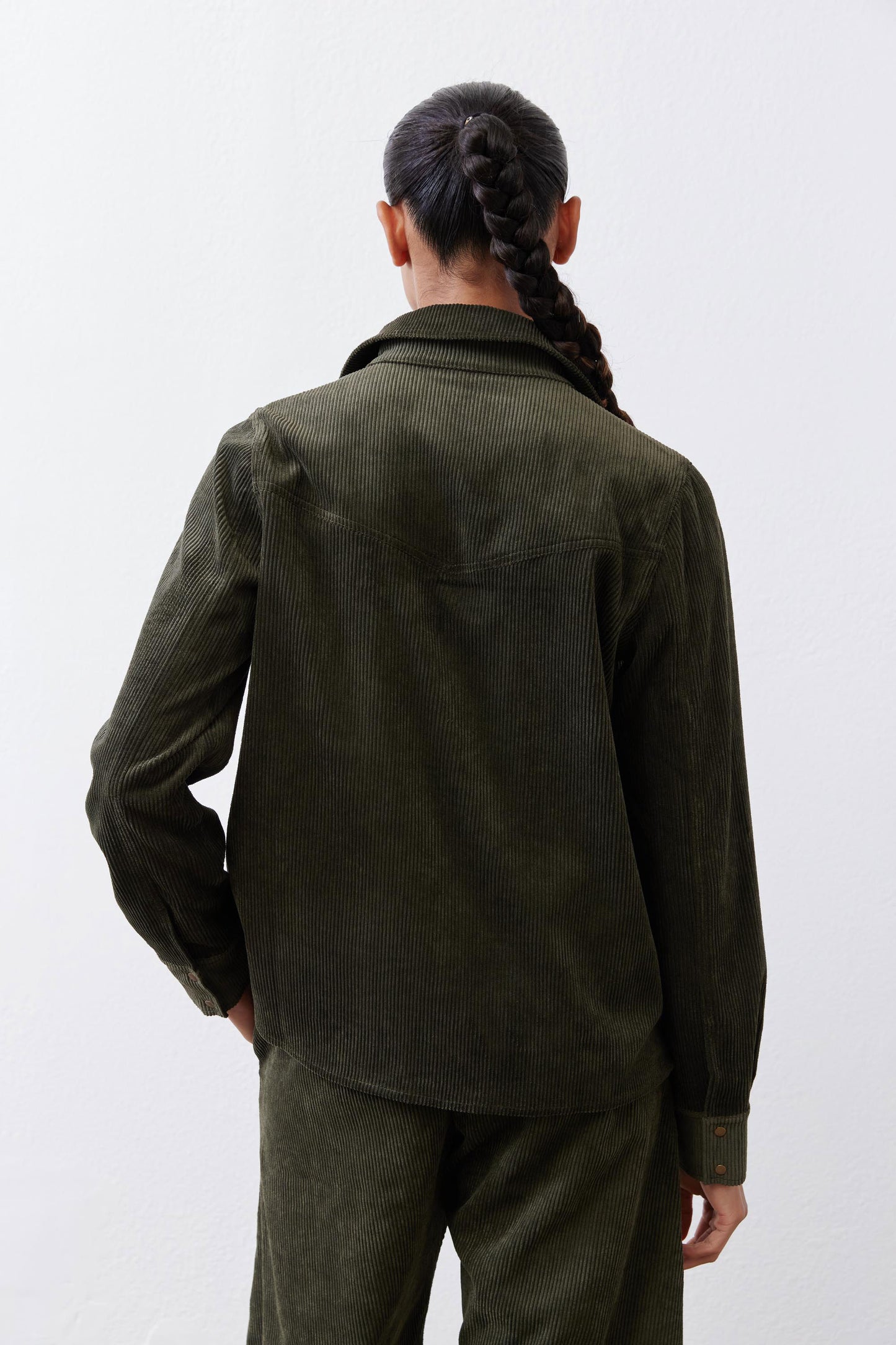Corduroy Handkerchief Zip Top