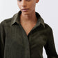Corduroy Handkerchief Zip Top