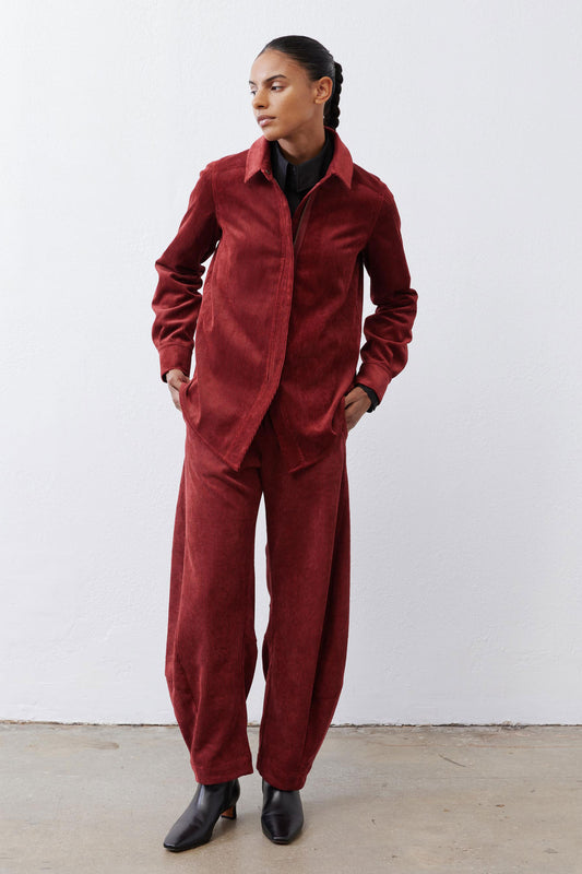 Corduroy Handkerchief Zip Top