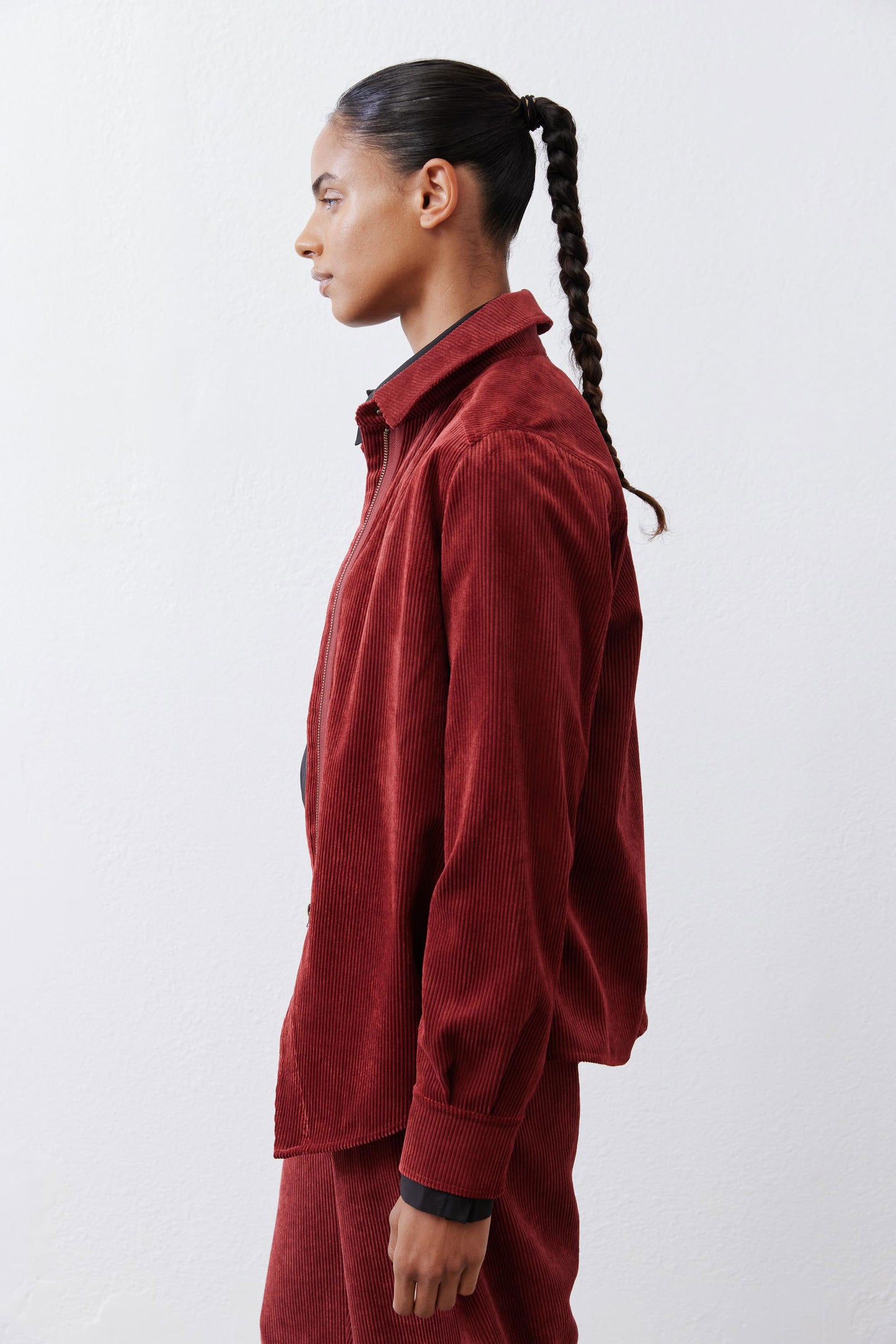 Corduroy Handkerchief Zip Top