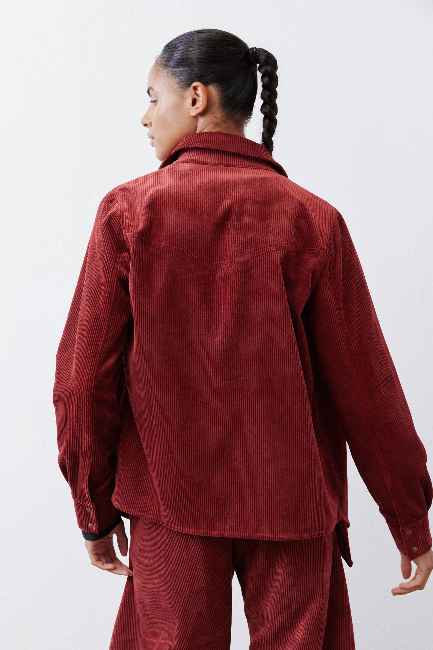 Corduroy Handkerchief Zip Top