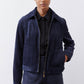 Cropped Corduroy Zip Jacket