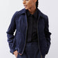 Cropped Corduroy Zip Jacket