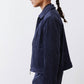 Cropped Corduroy Zip Jacket