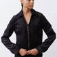 Cropped Corduroy Zip Jacket