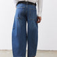 The Wide Barrel Leg Jeans